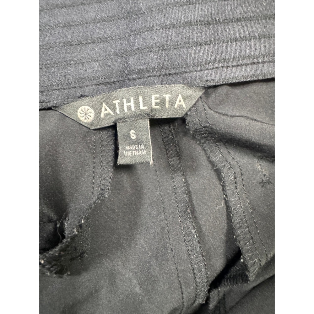 Athleta Black Wide‎ Leg Performance Pants 6 athletic lightweight travel - Picture 6 of 6